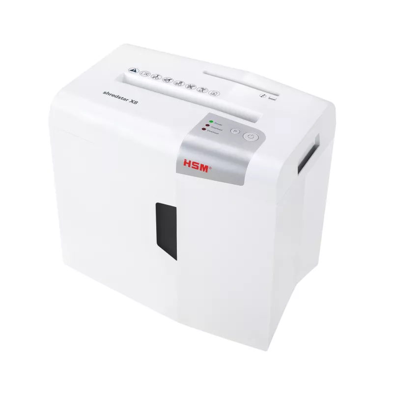 HSM Shredstar X8 coupe croisée 4,5 × 30 mm : configuration présentée dans le comparatif HSM