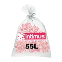 Lot de 100 sacs plastique pour destructeur de papier INTIMUS 55 litres (référence 99925)
