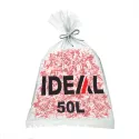 Lot de 50 sacs plastique pour destructeur de papier IDEAL 50 litres (référence 500)