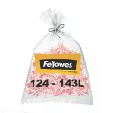 Lot de 50 sacs plastique pour destructeur de papier FELLOWES 121- 143 litres (référence 3605801)