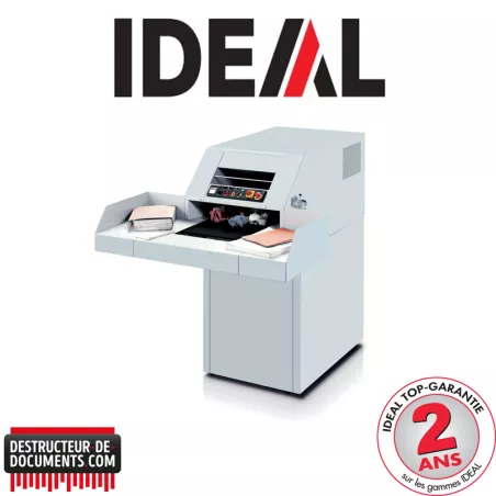 Broyeur papier IDEAL 4108 2 x 15 mm P5