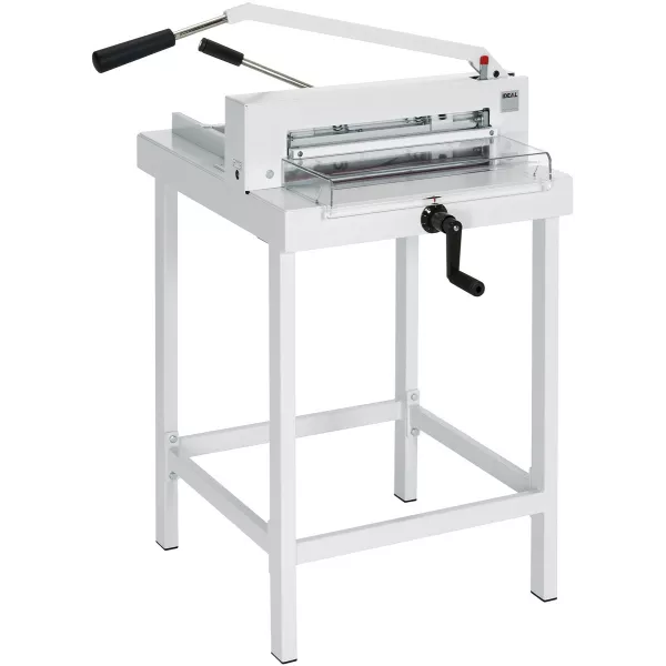 Massicot IDEAL 4305 sur stand professionnel