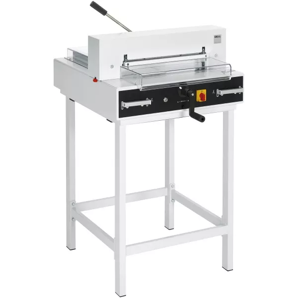 Coupe papier IDEAL 4315 sur stand professionnel
