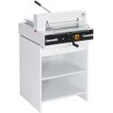IDEAL 4315 sur meuble - Massicot électrique professionnel sur meuble avec étagères