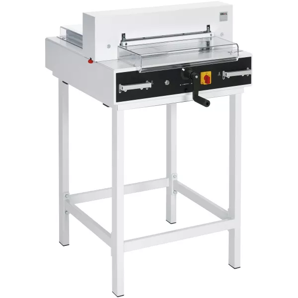 Coupe papier IDEAL 4350 sur stand professionnel