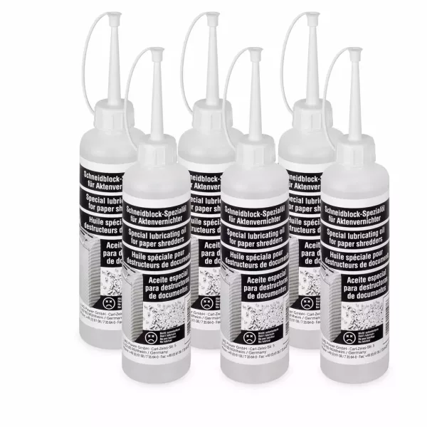 6 bouteilles d'huile de lubrification 250 ml pour destructeur