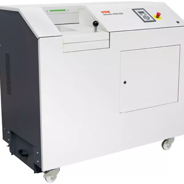 HSM StoreEx HDS 230 H-5 destructeur de disque dur vue 3/4