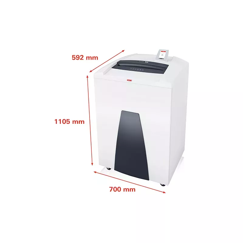 Destructeur de papier HSM Securio P44i | Coupe croisée 3,9 x 40 mm