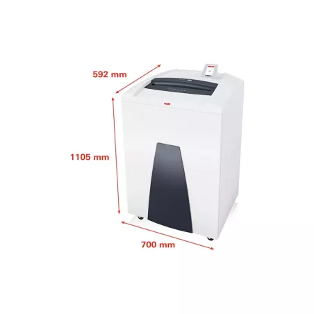 Destructeur de papier HSM Securio P44i | Coupe croisée 3,9 x 40 mm