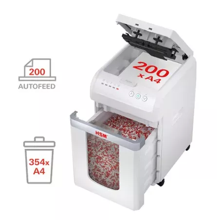 HSM Shredstar Autofeed X200 P-4 | 200 feuilles