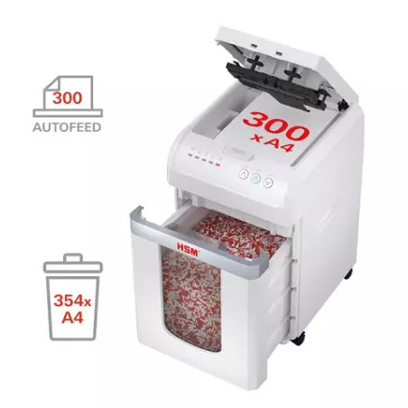 HSM Shredstar Autofeed X300 P-4 | 300 feuilles