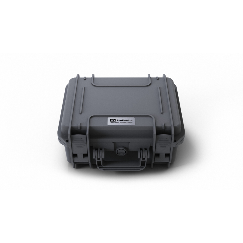 La ProDevice USC Small — valise pour disques durs et bandes LTO en position fermée.