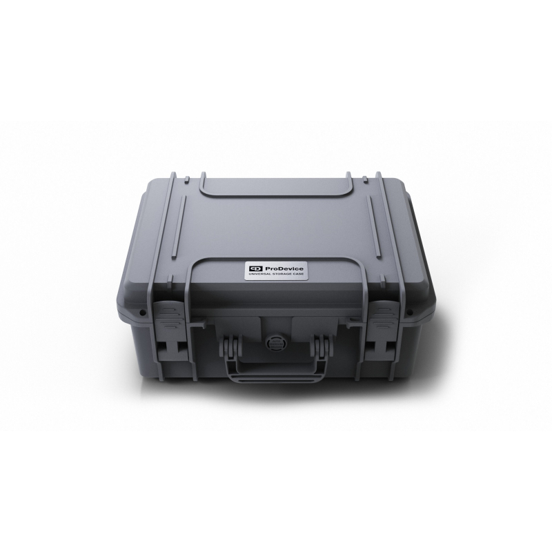 La ProDevice USC Medium — valise pour disques durs et bandes LTO en position fermée.