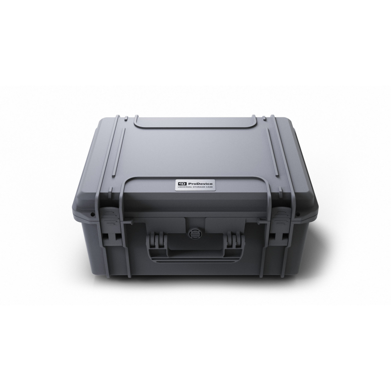 La ProDevice USC Large — valise pour disques durs et bandes LTO en position fermée.
