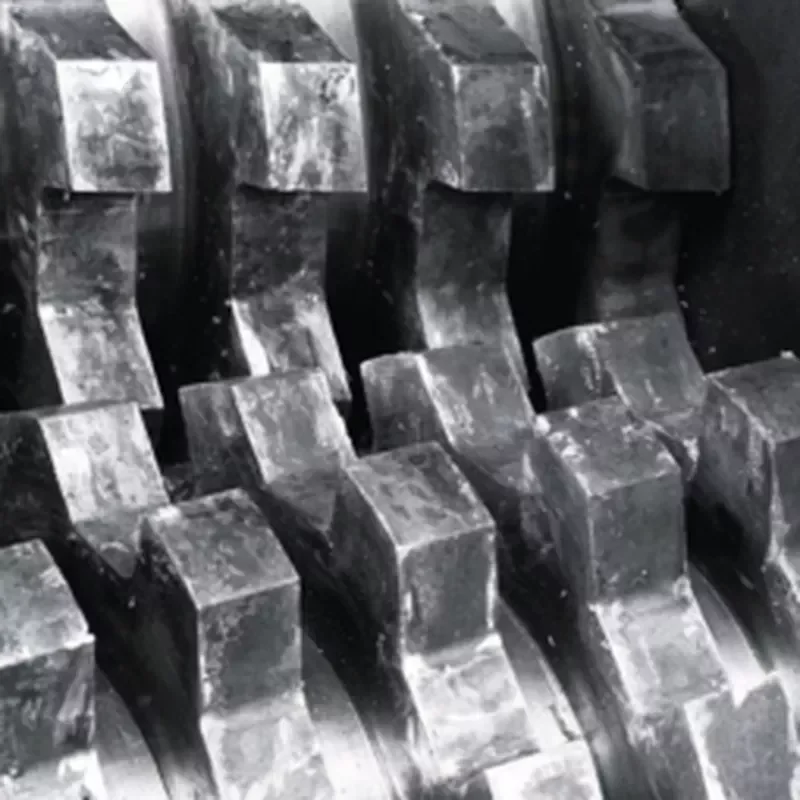 Cylindres de coupe du HSM StoreEx HDS 230, conçu pour la destruction physique de supports de données.