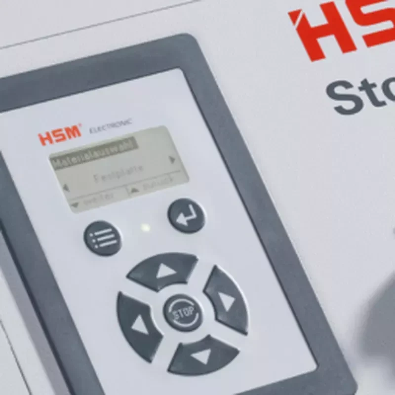 Écran du HSM StoreEx HDS 230 : sélectionner le traitement adapté au support conformément à la notice.