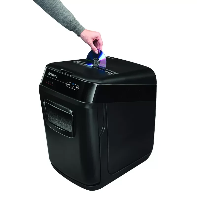 Zone de détection SafeSense sur un Fellowes AutoMax 200M : un dispositif propre aux modèles qui en sont équipés.