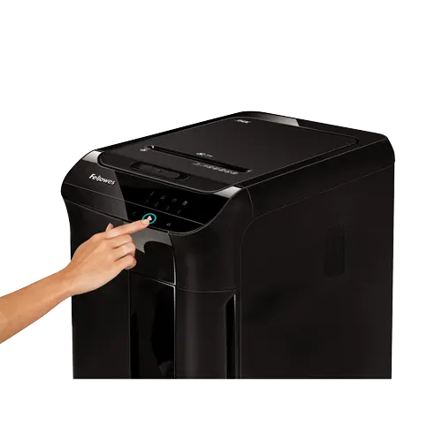 Commandes et entretien du destructeur de documents Fellowes AUTOMAX 350 C