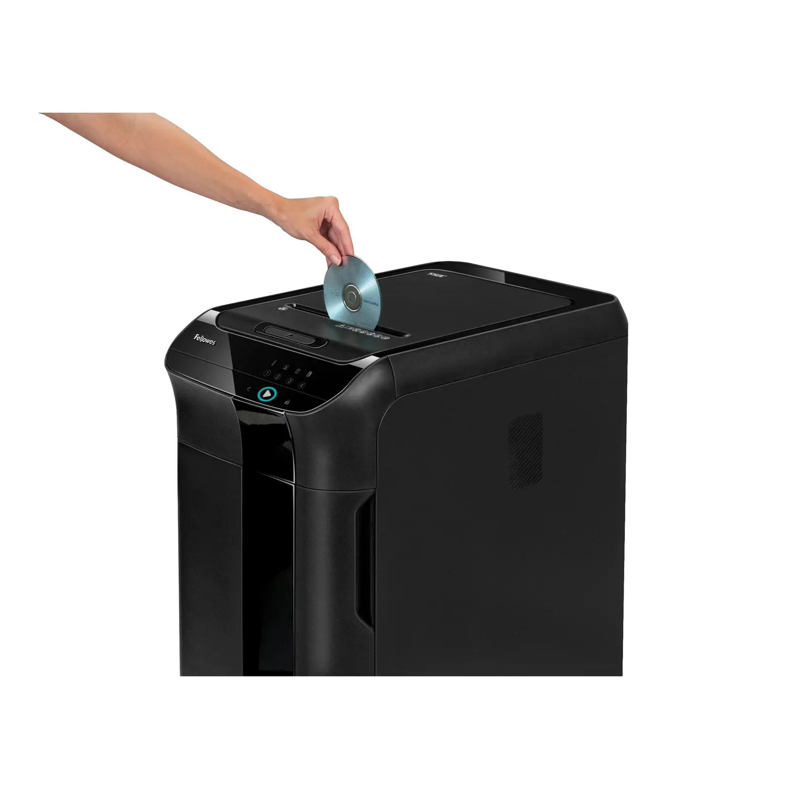 Détail fonctionnel du destructeur de documents Fellowes AUTOMAX 550 C