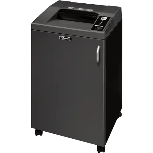 Vue trois quarts du destructeur de documents Fellowes FORTISHRED 4250 C