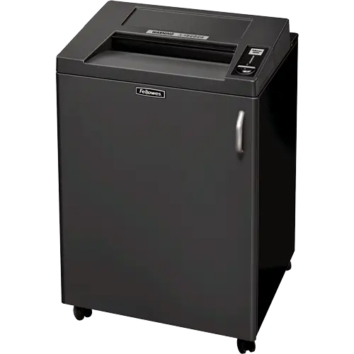 Vue trois quarts du destructeur de documents Fellowes FORTISHRED 4850 C