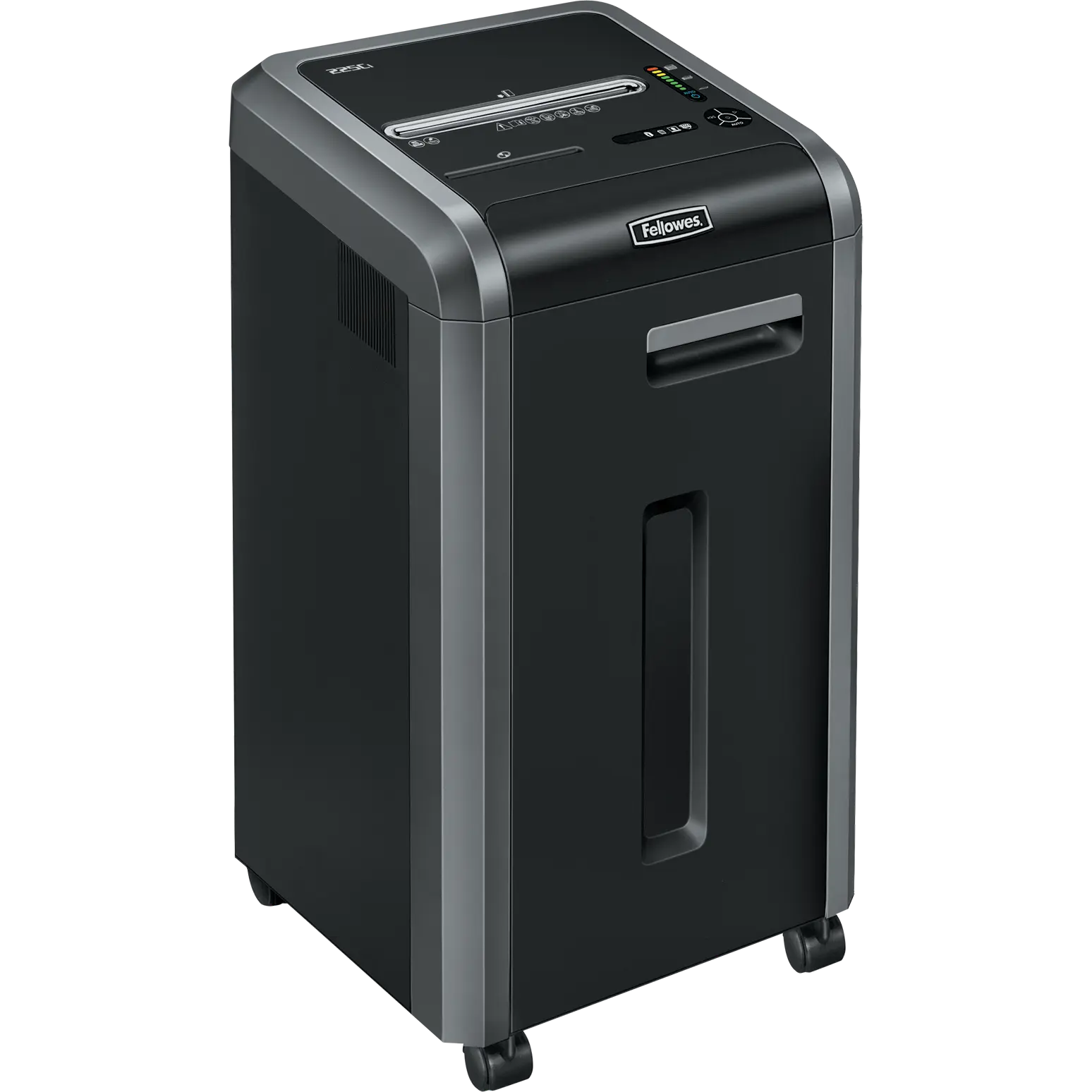 Vue latérale du destructeur de documents Fellowes POWERSHRED 225 CI
