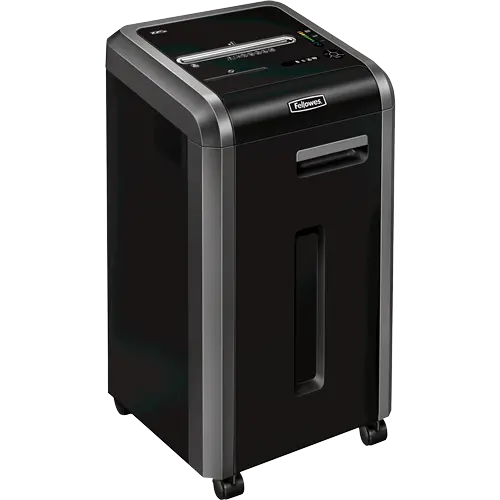 Vue latérale du destructeur de documents Fellowes POWERSHRED 225 I