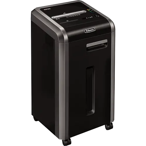 Vue latérale du destructeur de documents Fellowes POWERSHRED 225 MI