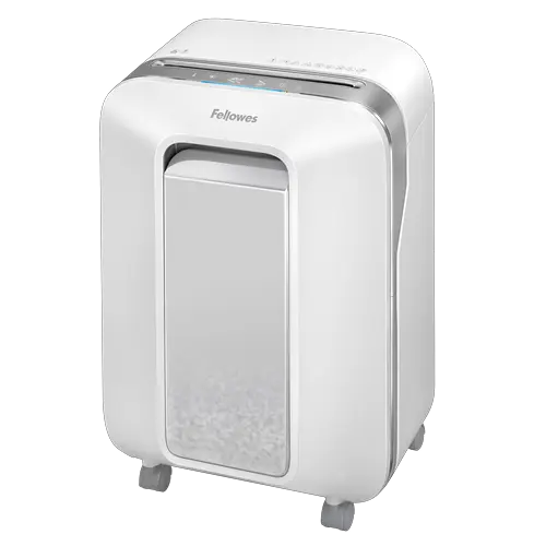 Fellowes Powershred LX 200 blanc, destructeur de documents Fellowes en vue générale