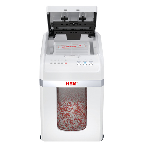 HSM shredstar Autofeed X200pro : chargeur automatique ouvert pour 200 feuilles