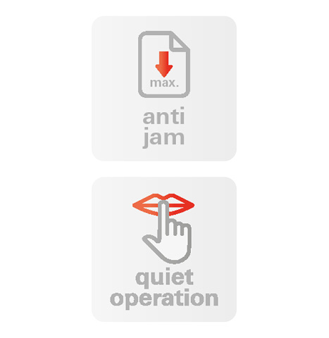 HSM shredstar Autofeed X300 : fonctions de fonctionnement silencieux et de gestion des bourrages