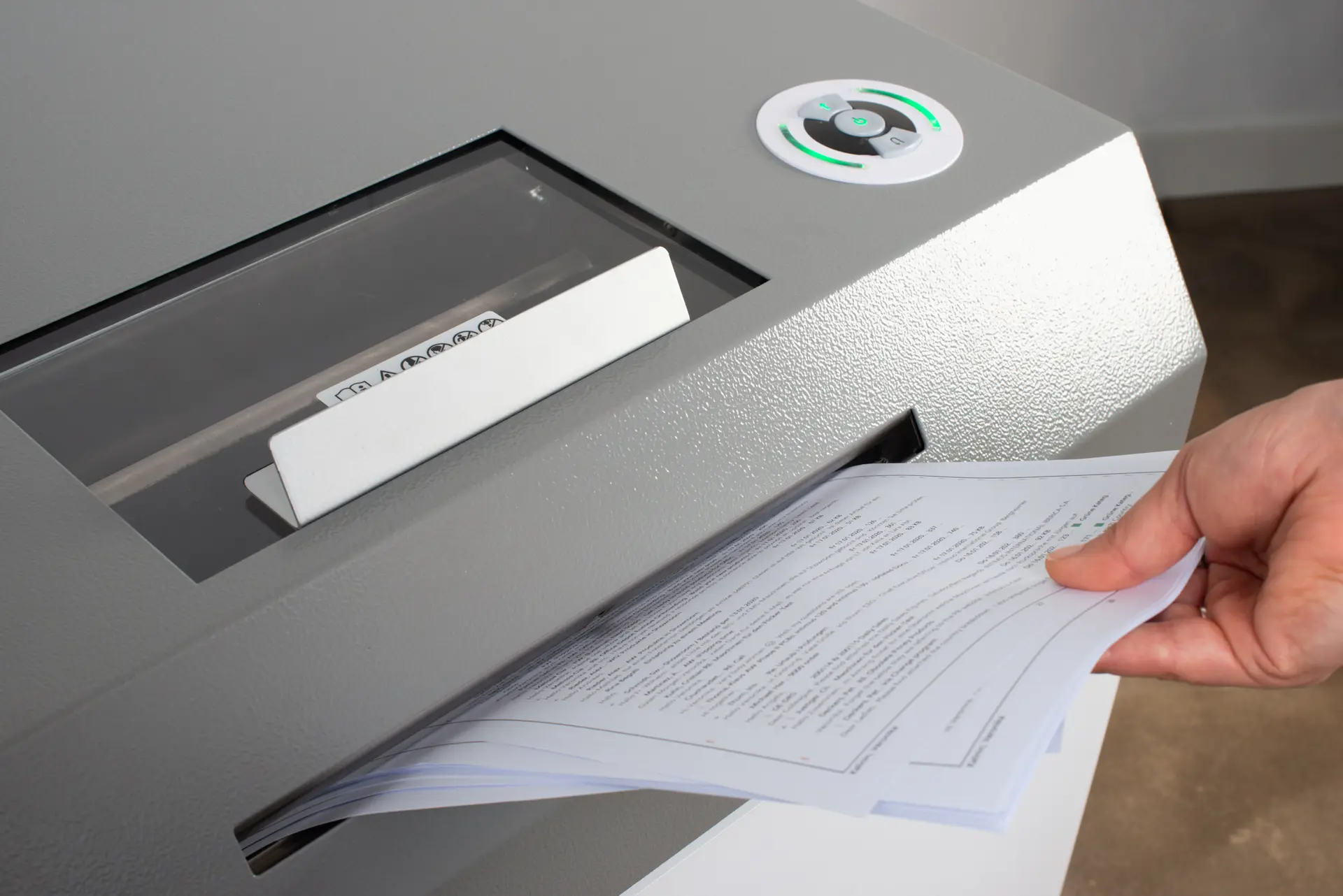 Détail complémentaire 3 du INTIMUS OmniShred 85
